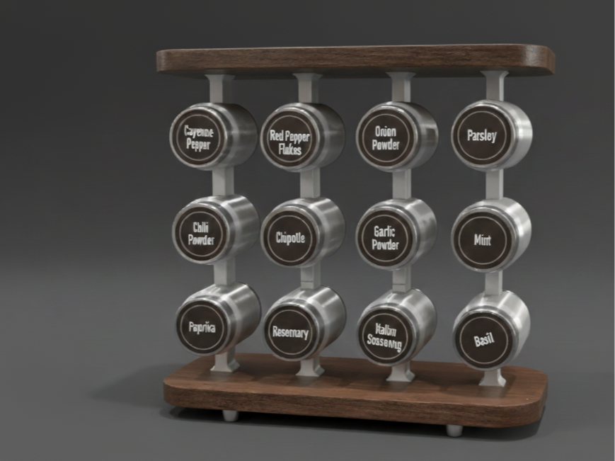 The Artisan Spice Display Rack