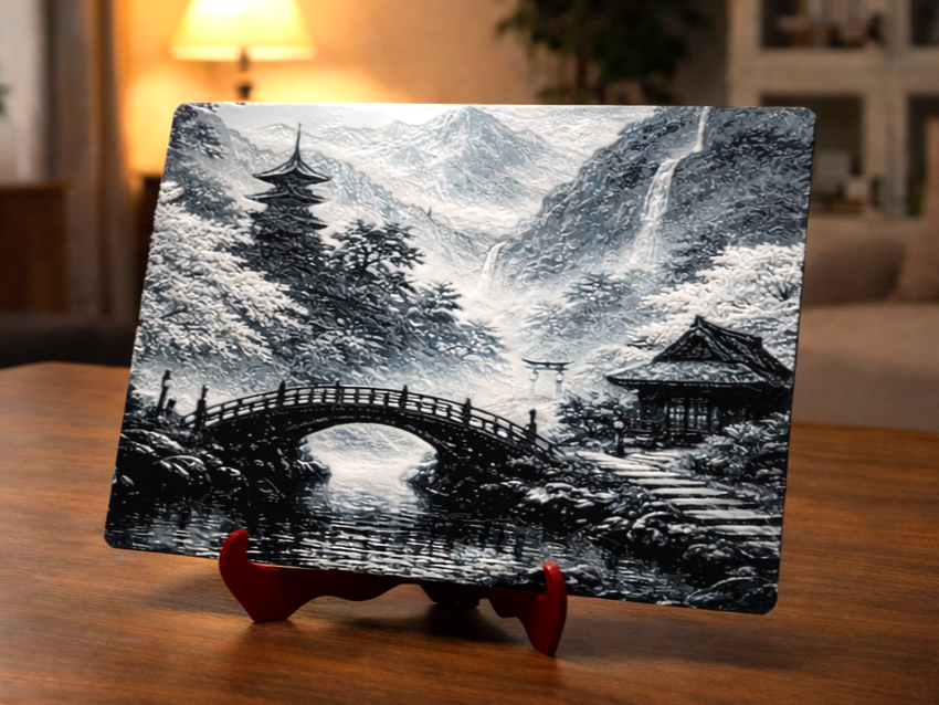 Japanese Landscape - HueForge