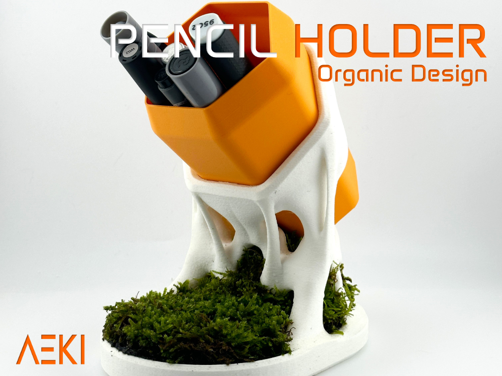 Organic pencil pot