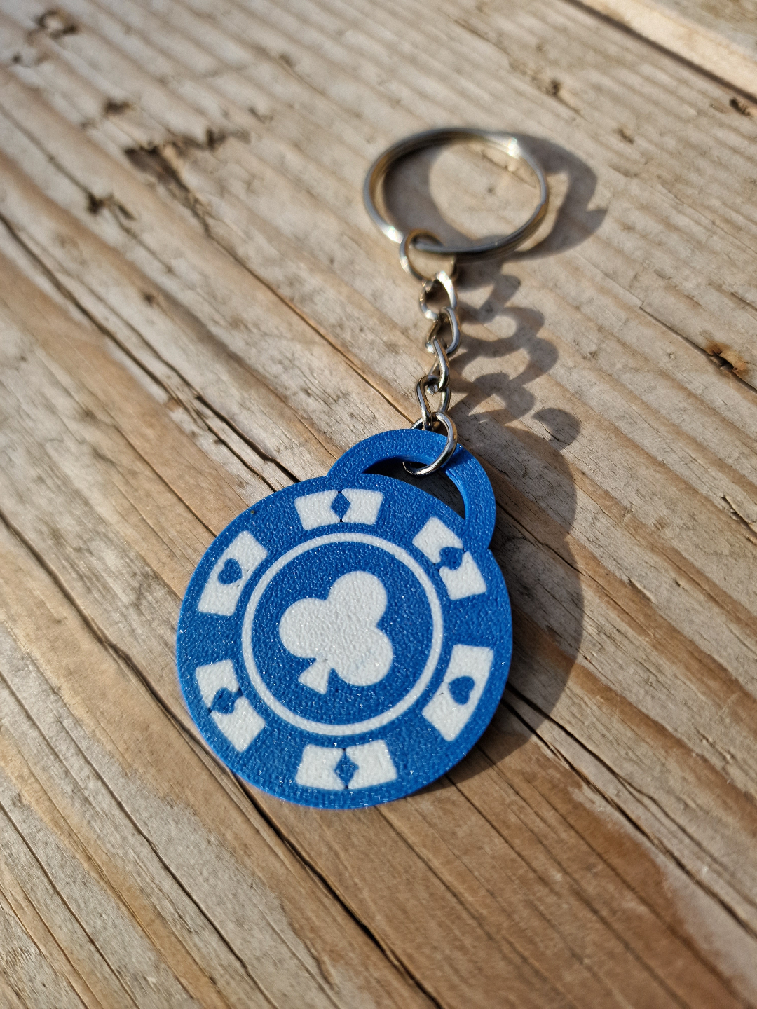 Poker Chip Keyring