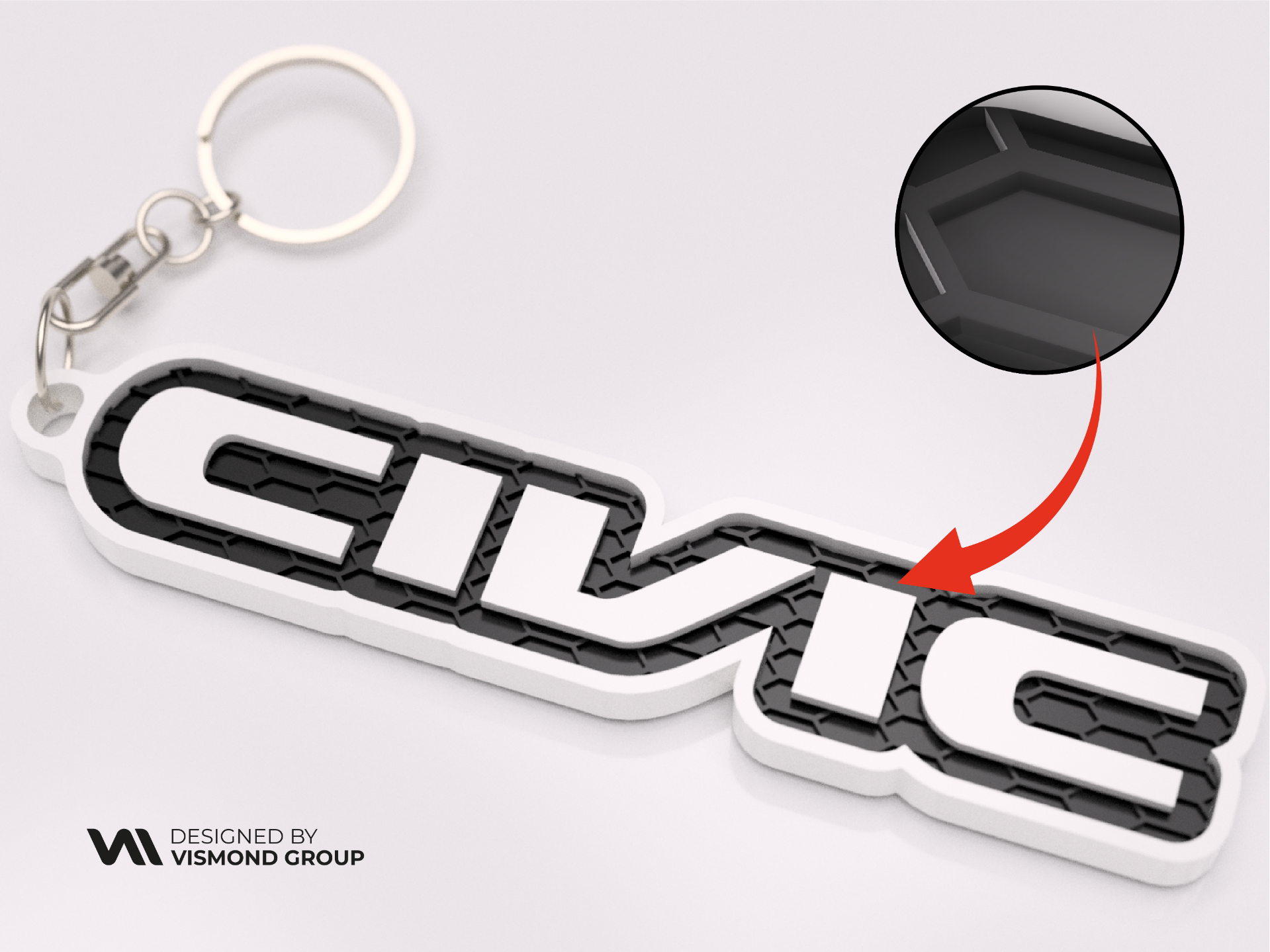 Honda Civic Keychain