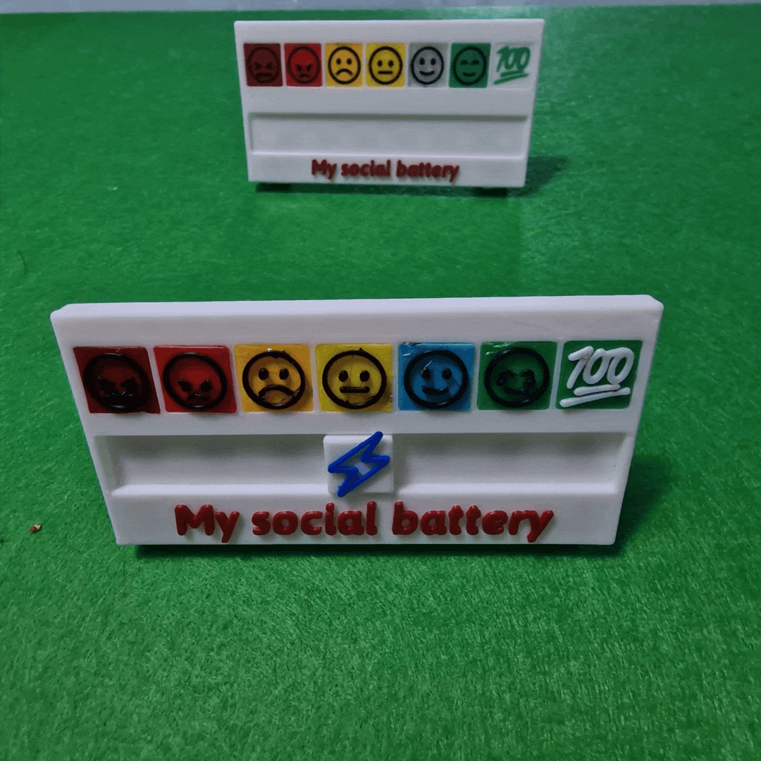 Social battery -Desktop edition