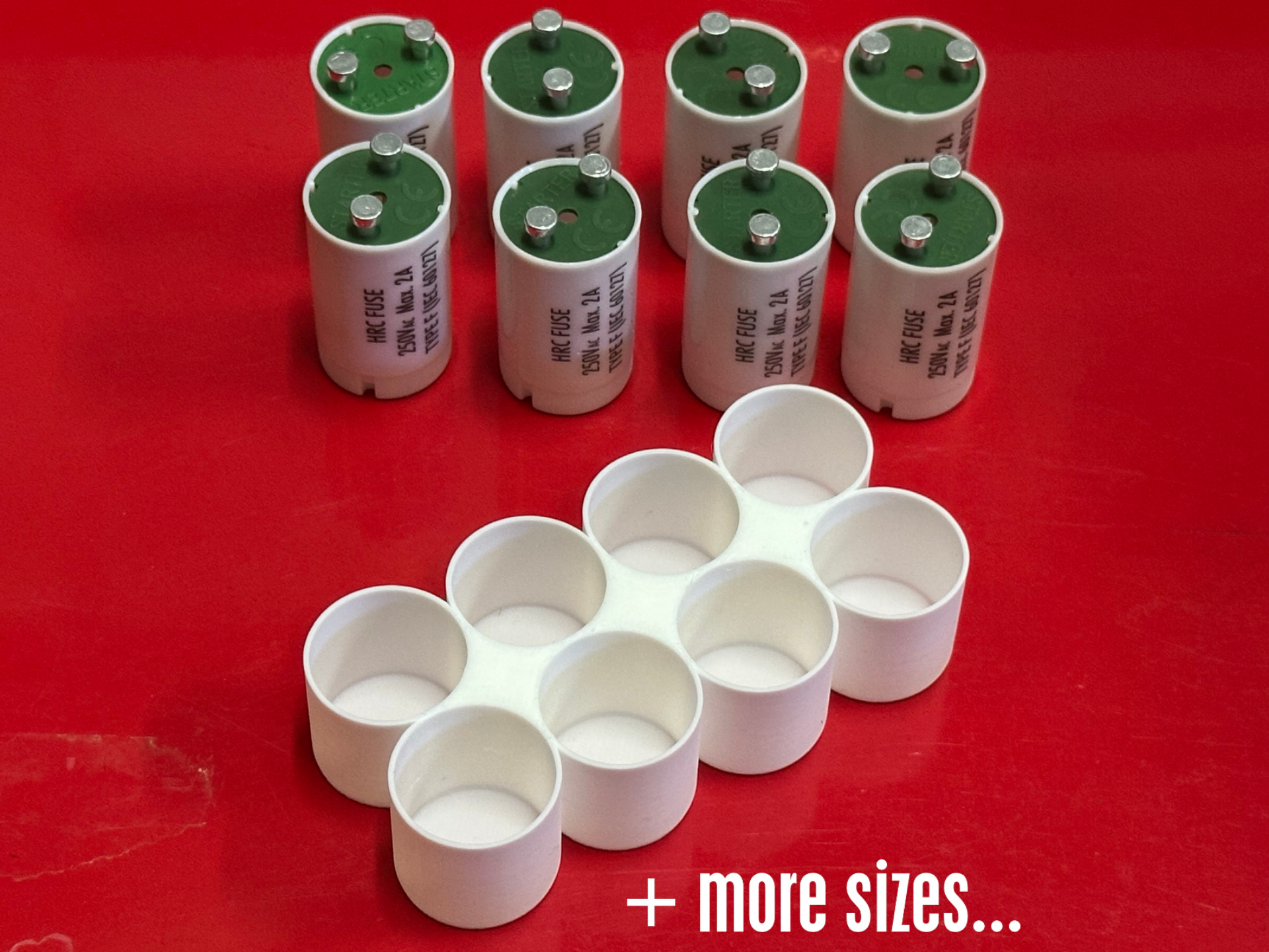 Holder for Starters & LED Fuses  Fluorescent light