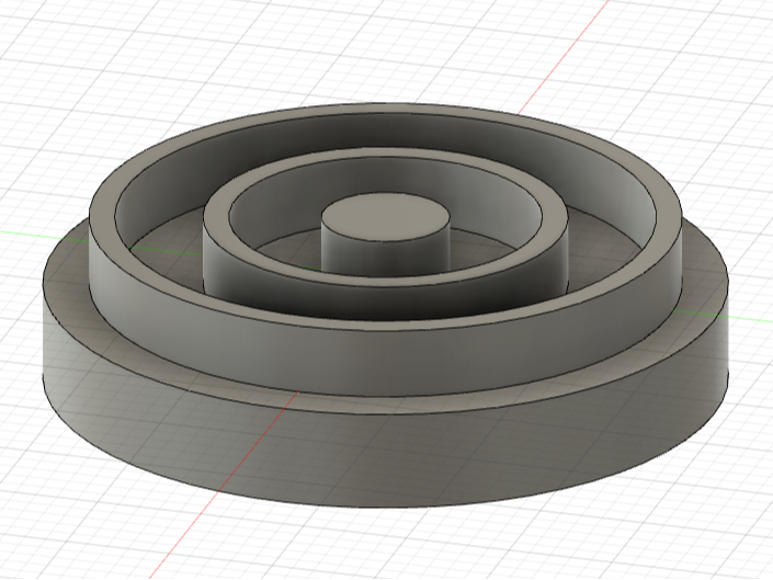Circular Pattern Checkers Piece