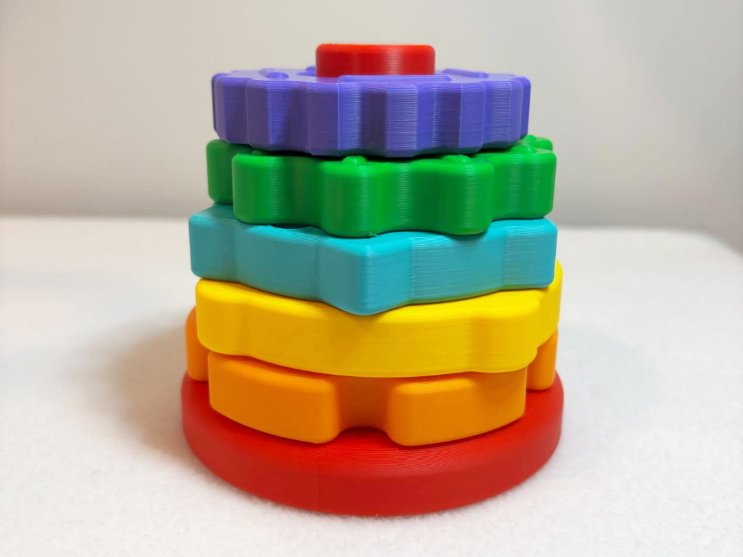 Shape sorter stacker toy for kids