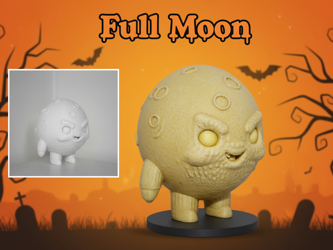 Halloween Full Moon Figurine