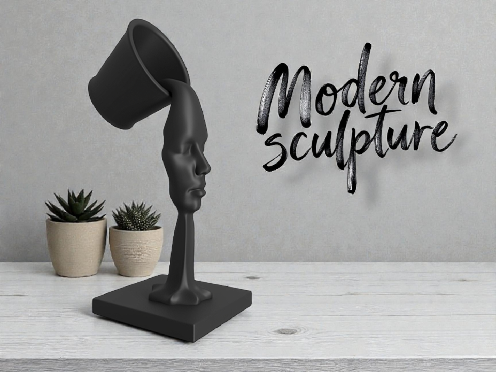 Flowing Thoughts – Modern Abstract Sculpture