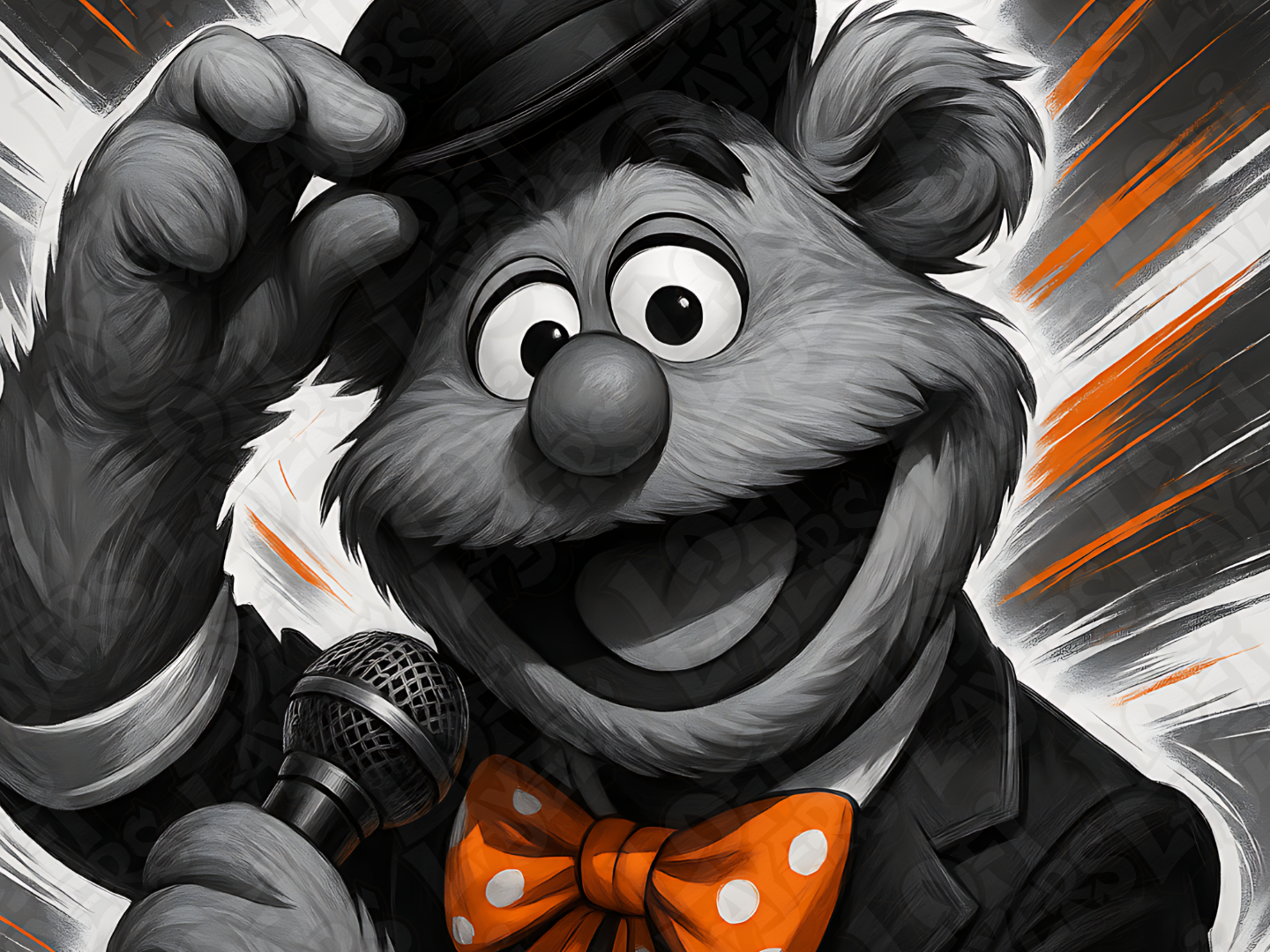 Fozzy Bear Hueforge