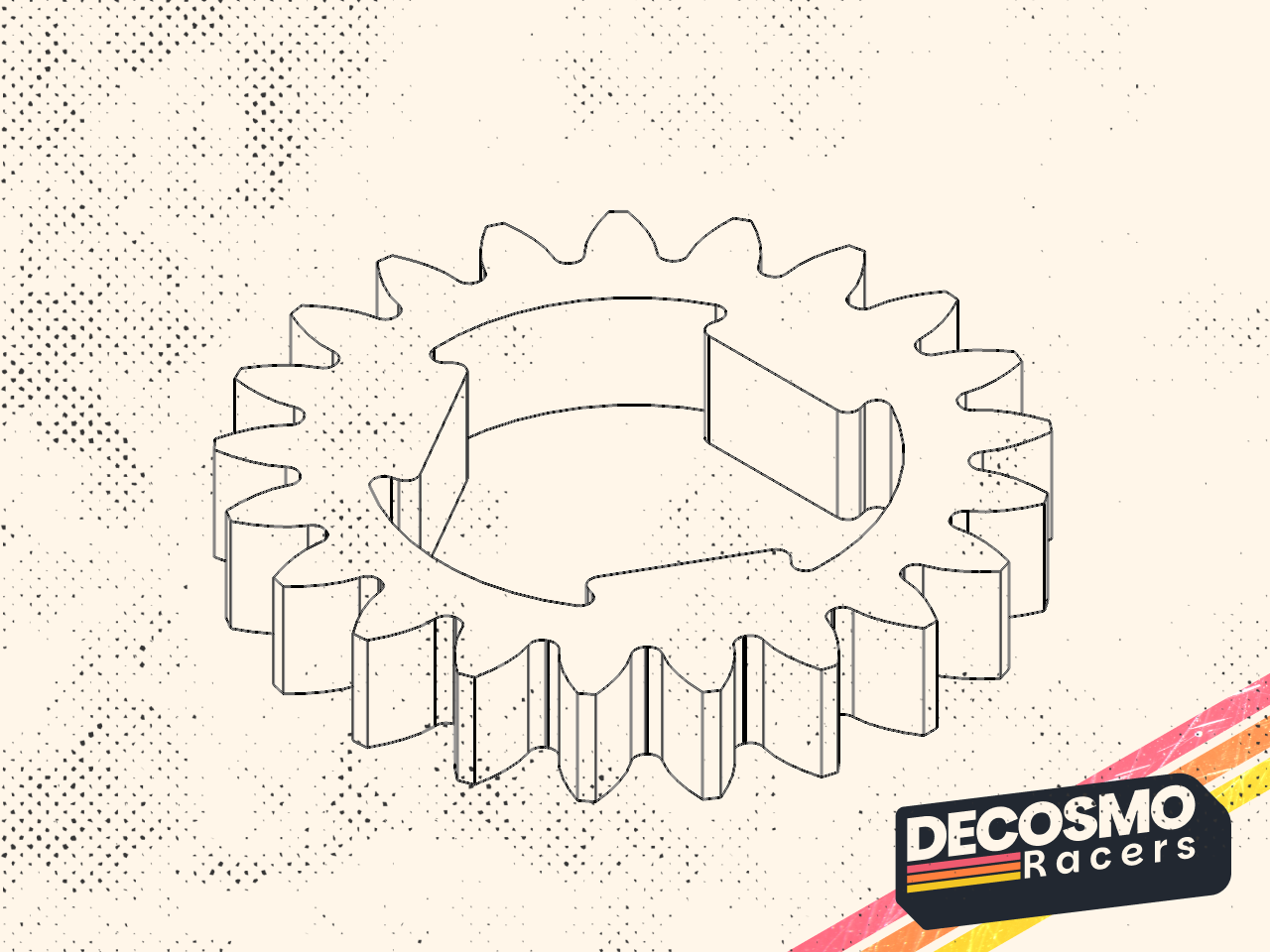 Spur gear 21T (MB-NB-SG21T-V1)