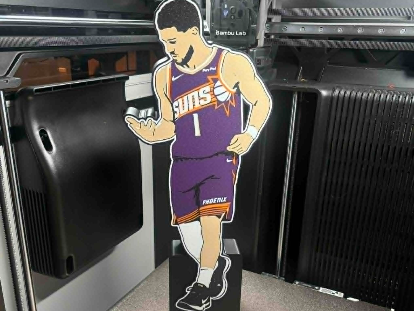 Devin Booker 3pt celly