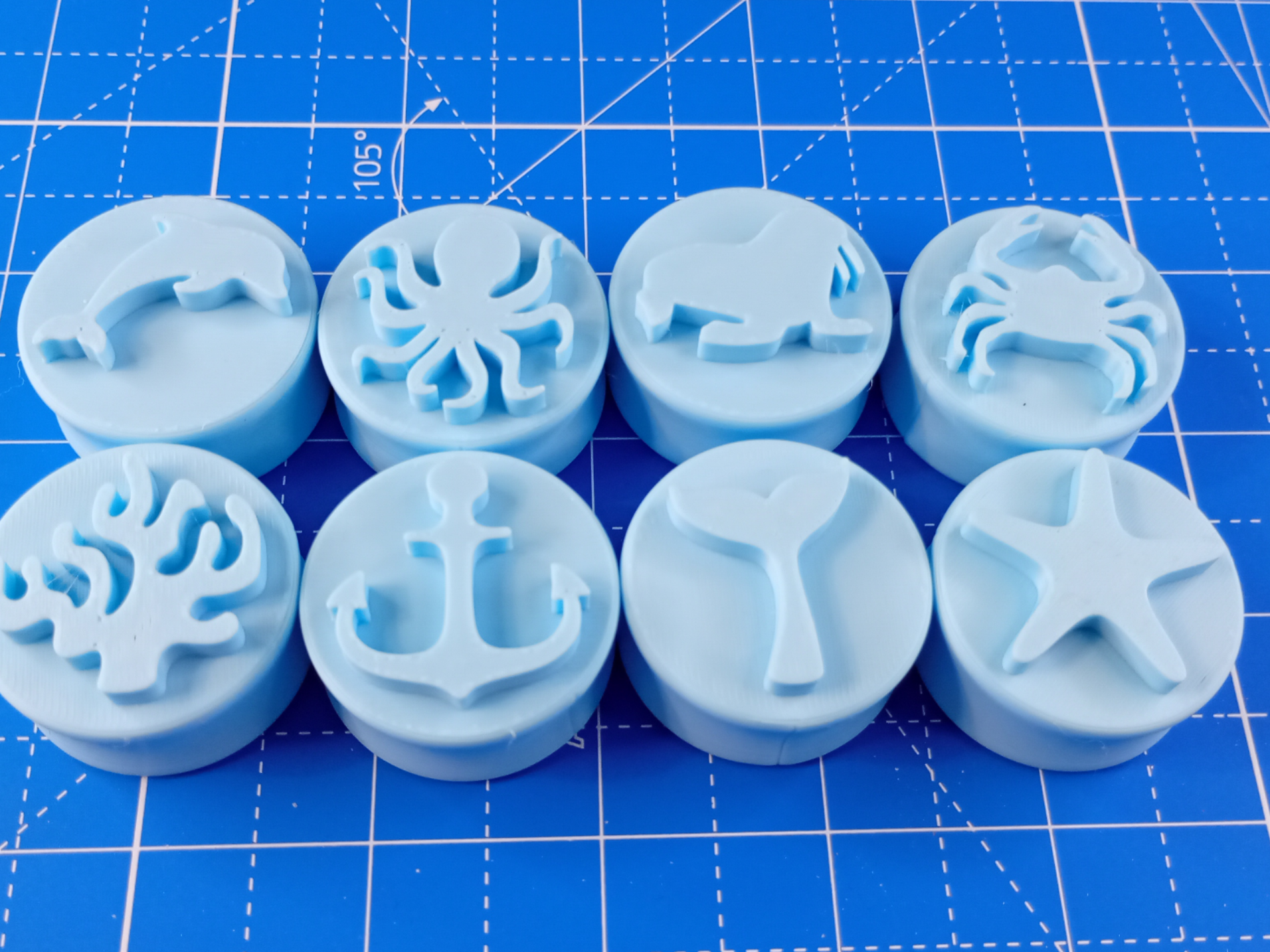 Under the Sea - Sealife Stampers 25mm