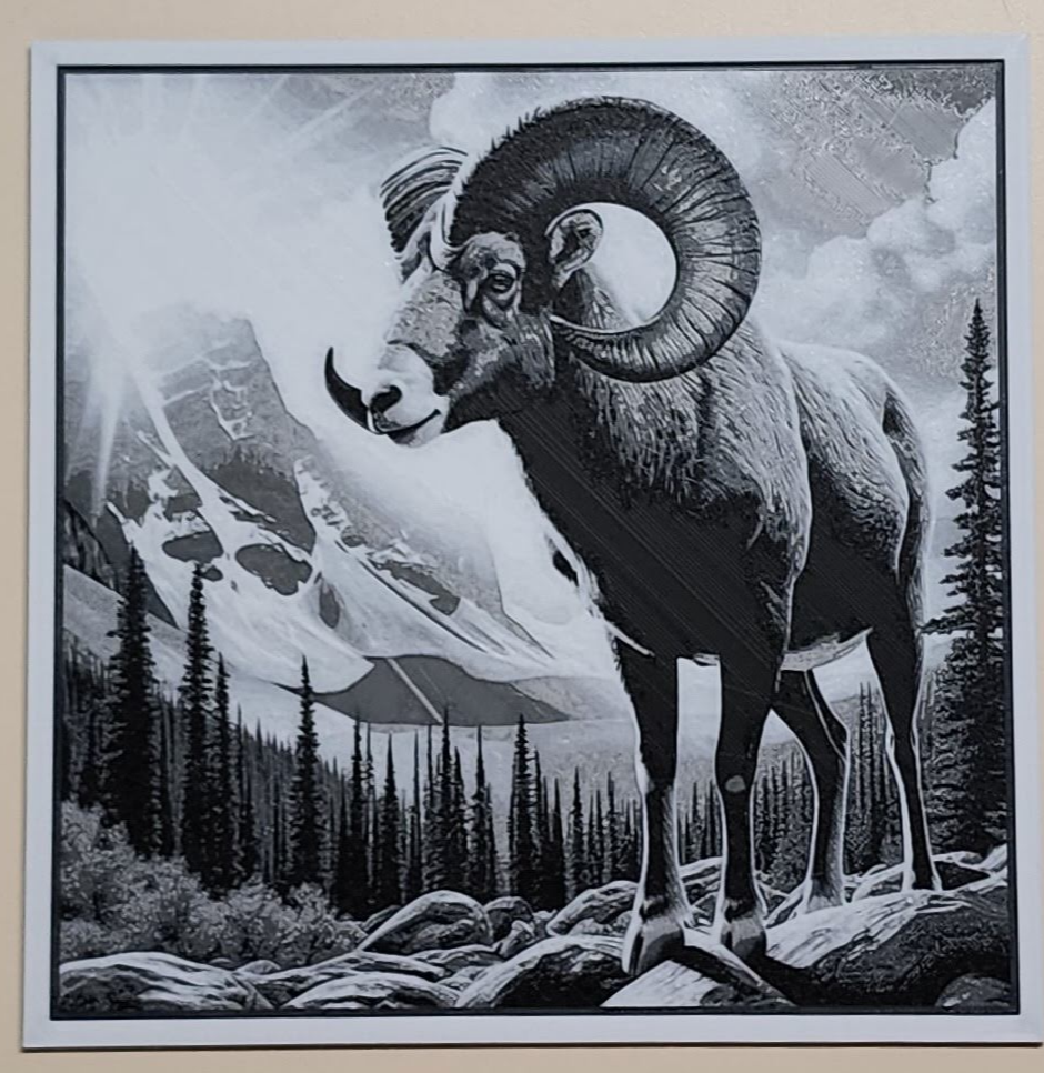Big Horn Sheep V2 (hueforge)