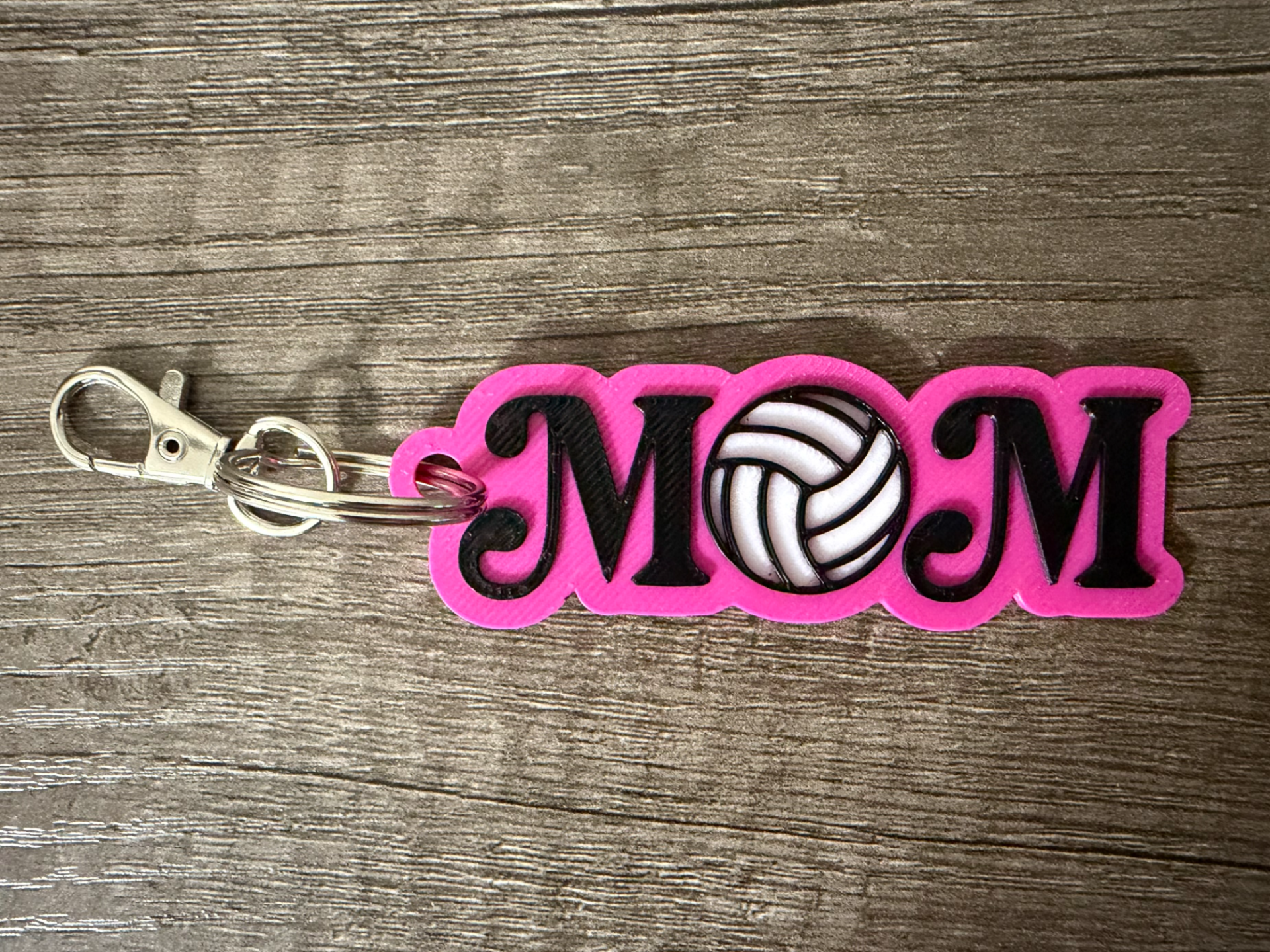 Volleyball Mom Keychain