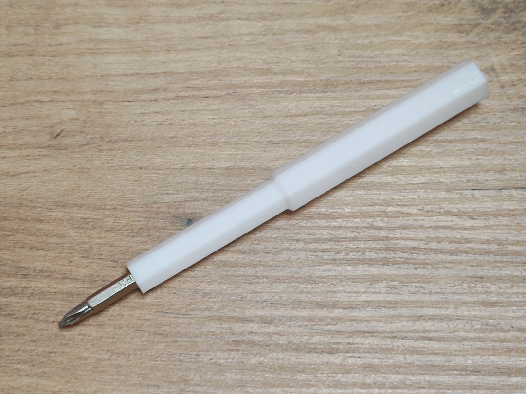 Cacciavite per bit ex 4mm lungo