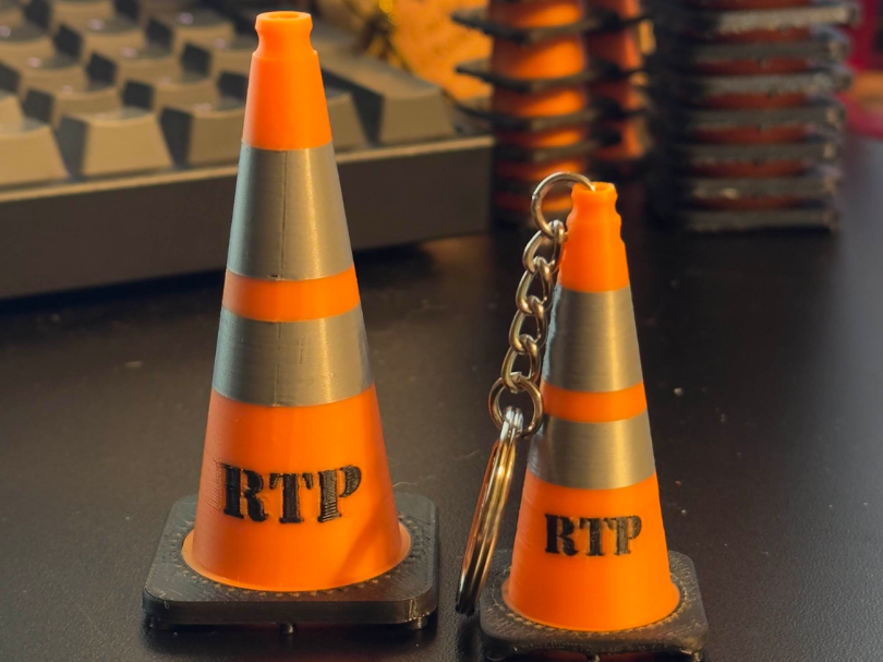 Disneyland RTP Jumbo Cone Keychain