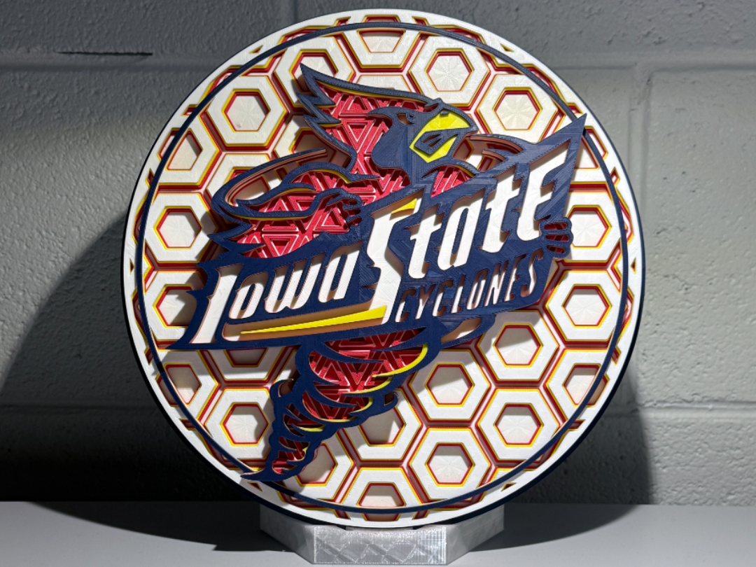 Iowa State Cyclones Dimensional Mosaic