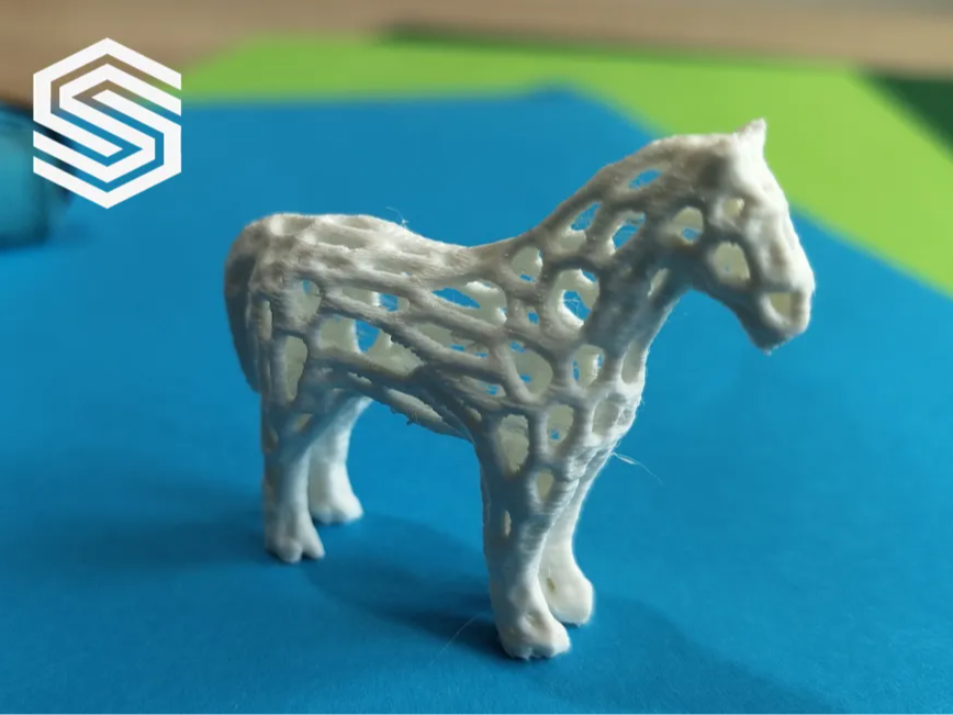 Voronoi Horse sculpture