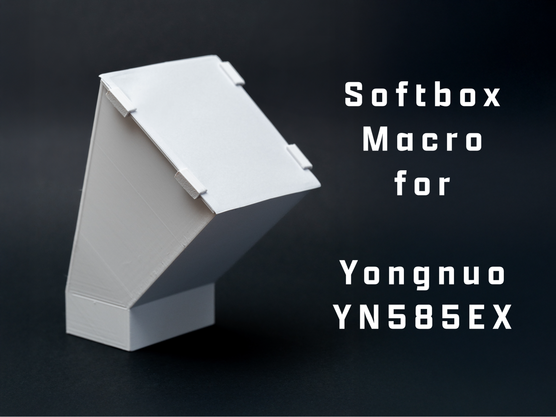 Softbox macro for Yongnuo YN585EX