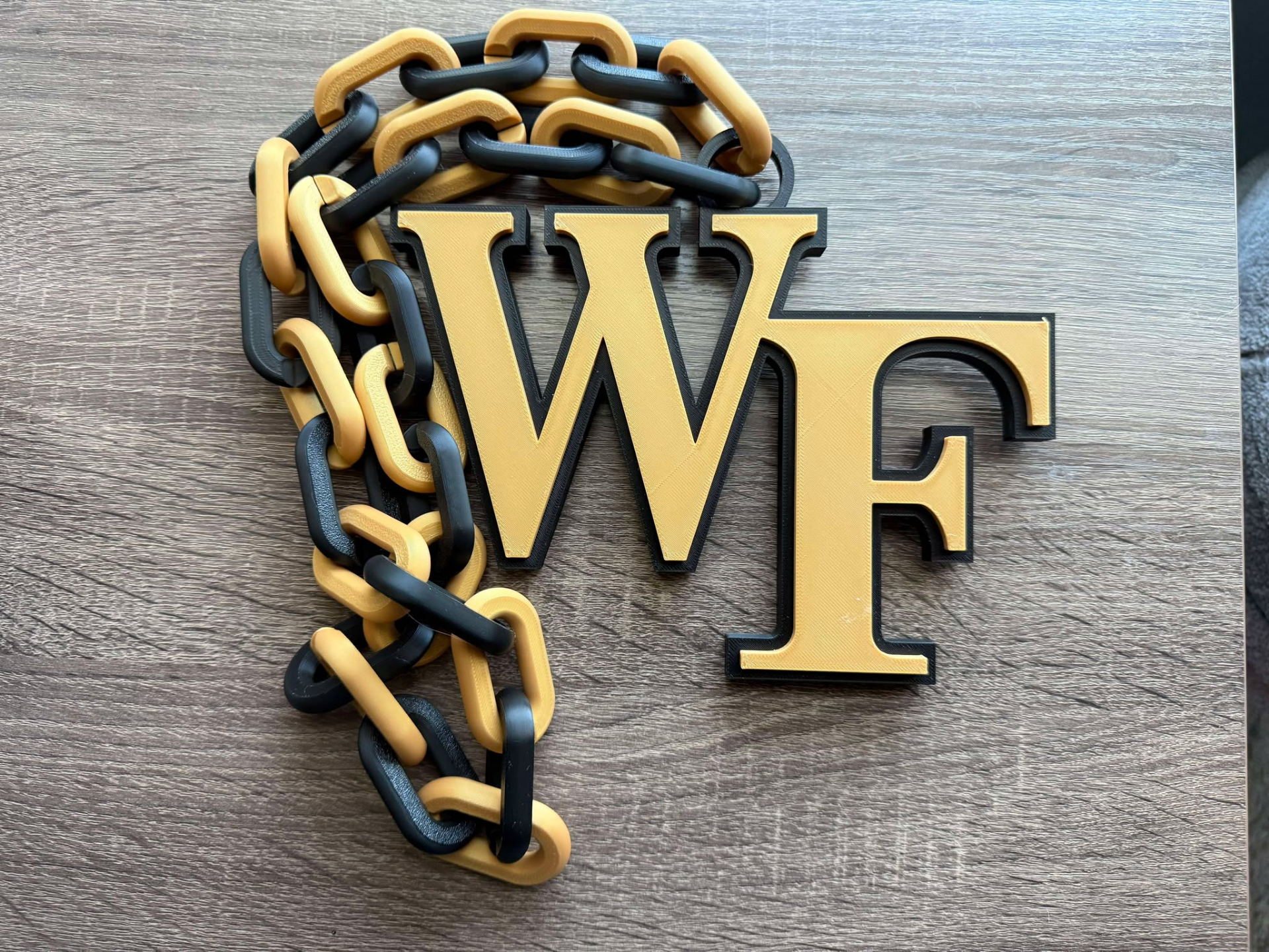 Wake Forest Demon Deacons Logo Necklace Hype Chain