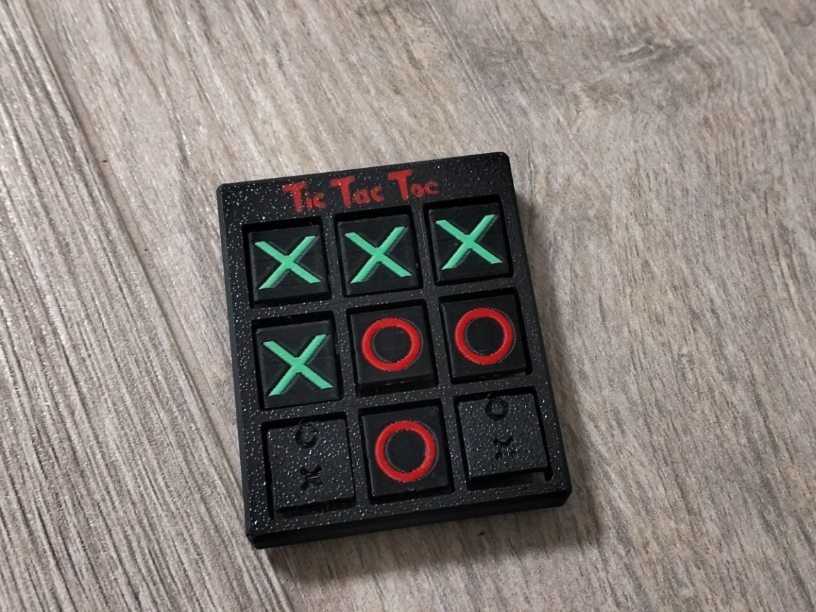 Tris (Tic Tac Toe) - Print in place - AMS