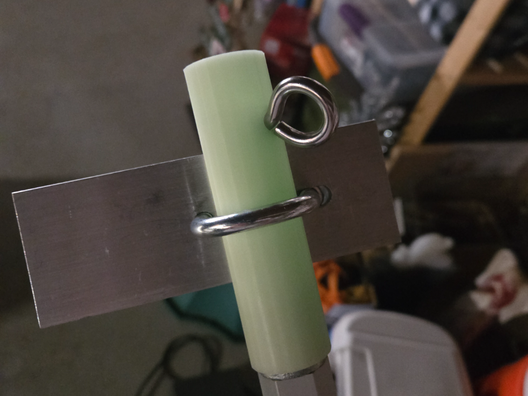 Painter's pole antenna mast adapter