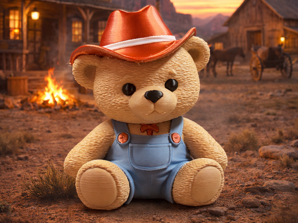 Cowboy Bear Cody – Cute Western Teddy