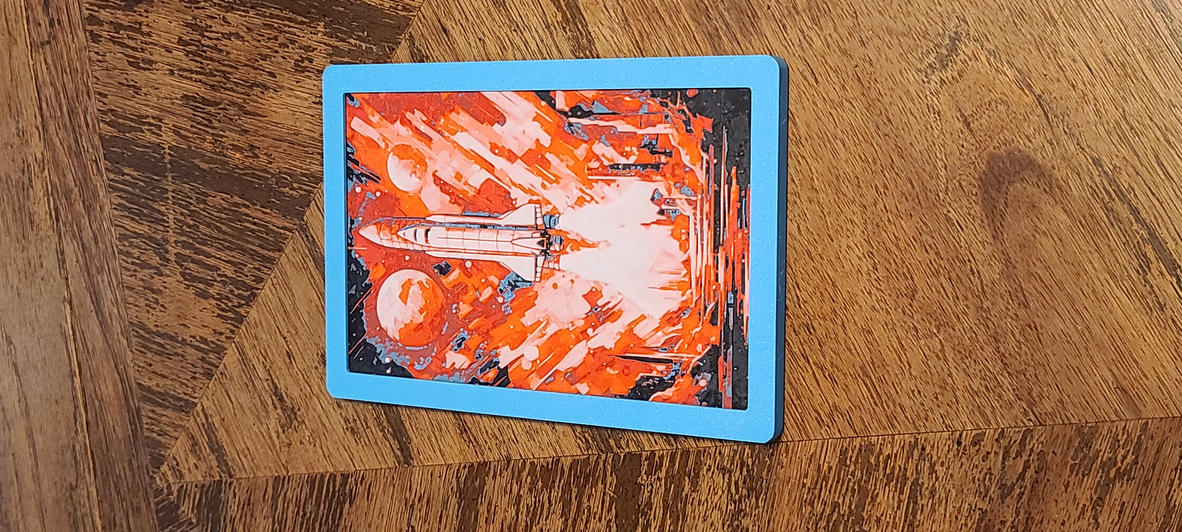 Frame for Rocketship hueforge