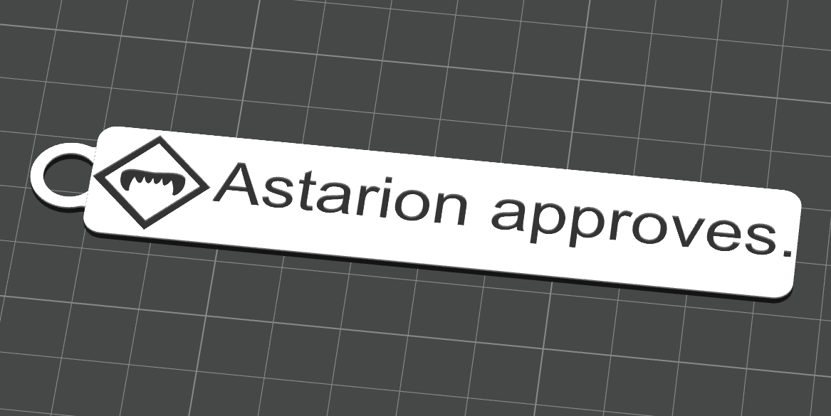 Astarion approves Keychain