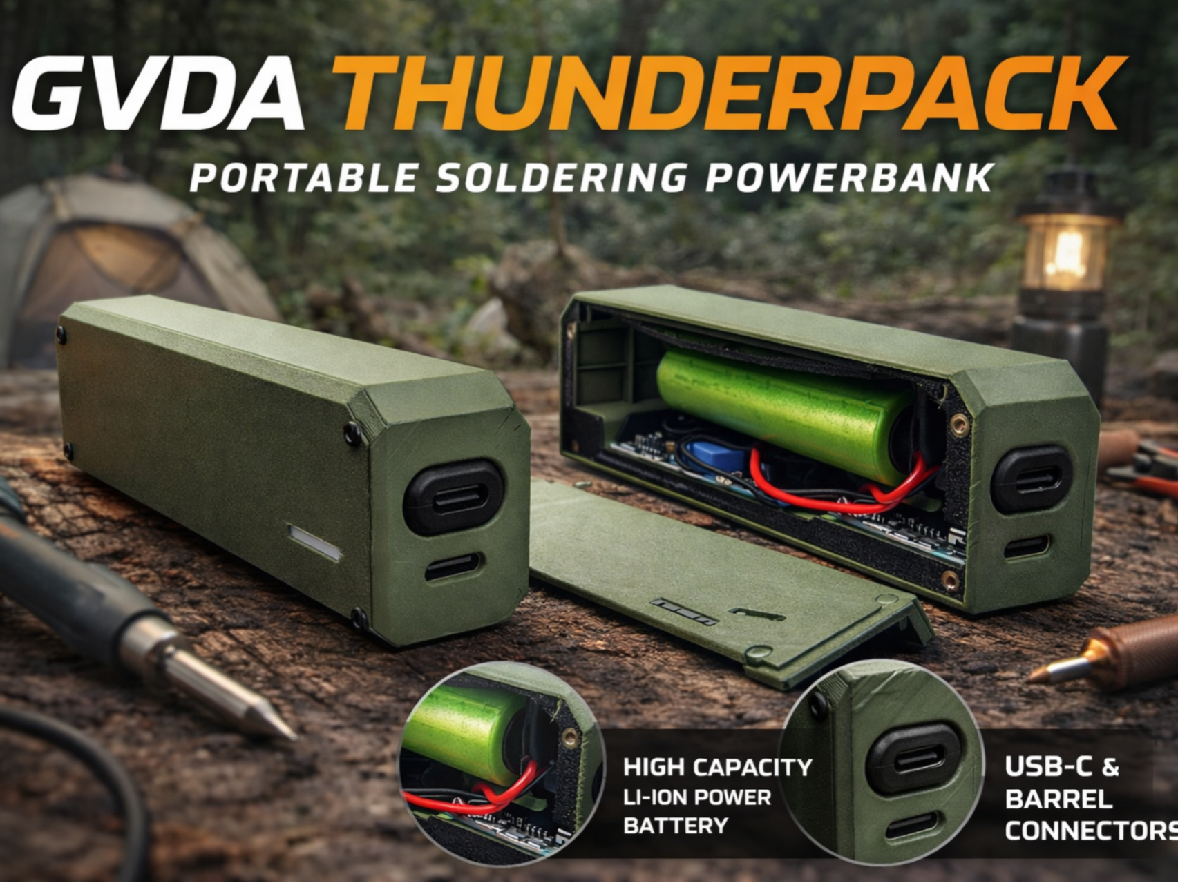 GVDA DualPower Pack V1 - Portable PowerBank