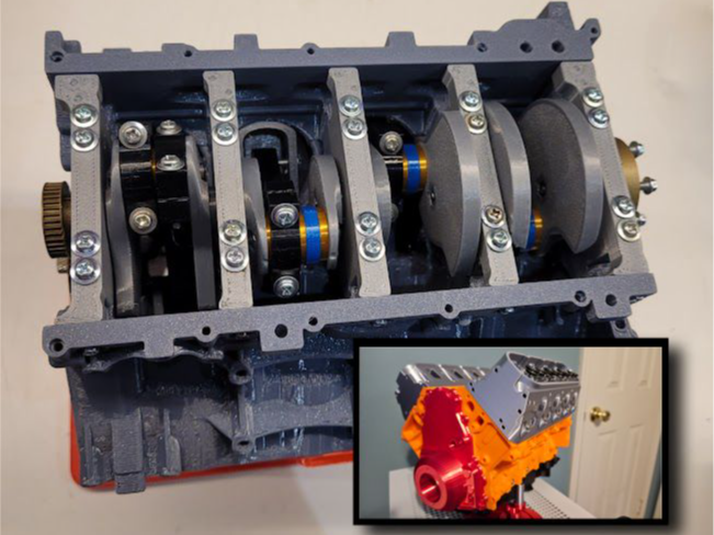 Shims Crankshaft bearings LS3 engine model.