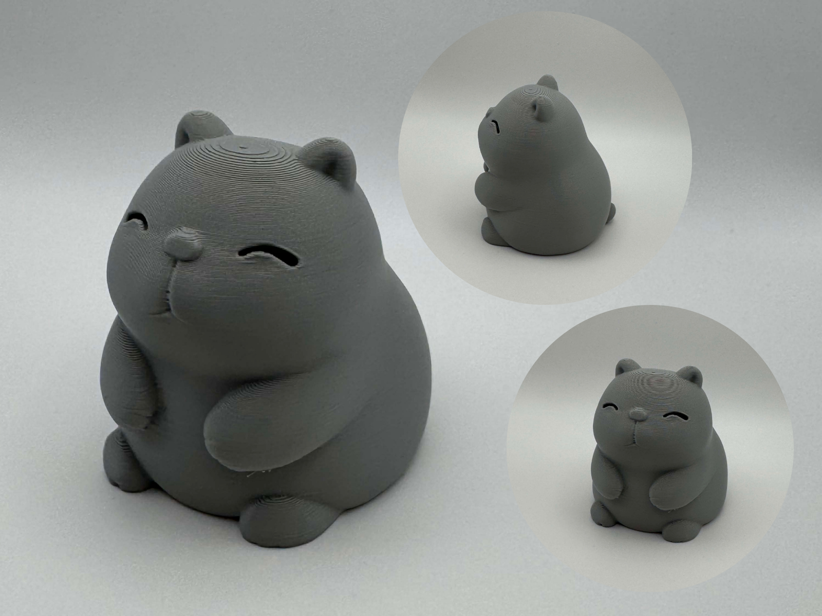 Chubby Capybara – Cute Desk Mascot
