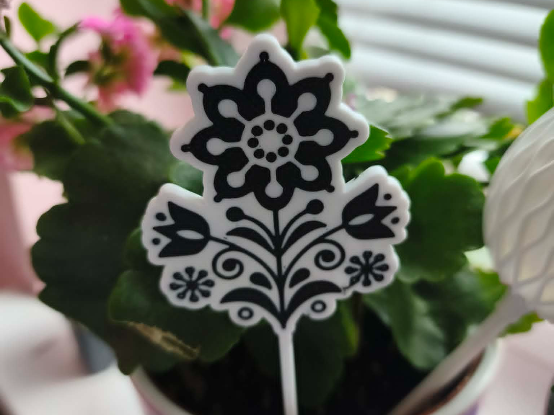 zápich květina ornament