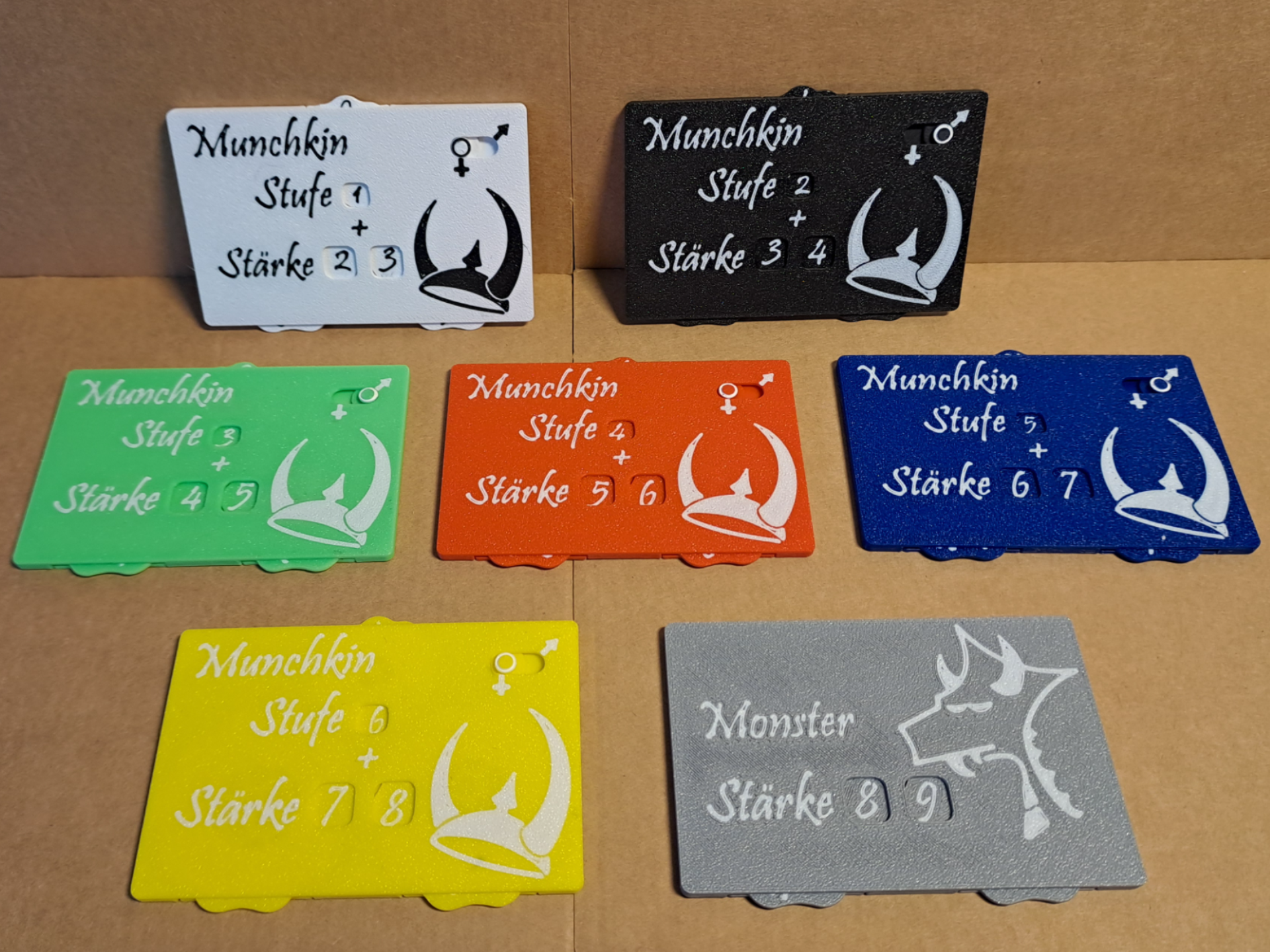 Munchkin Level Counter - cardsized