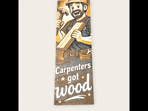 Carpenters TradeMark 50mm x 150mm Bookmark