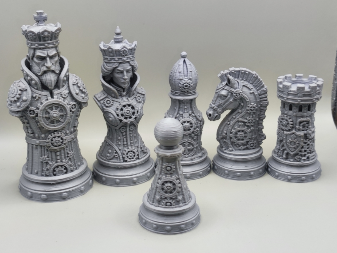 Steampunk Monarchy CHESS SET
