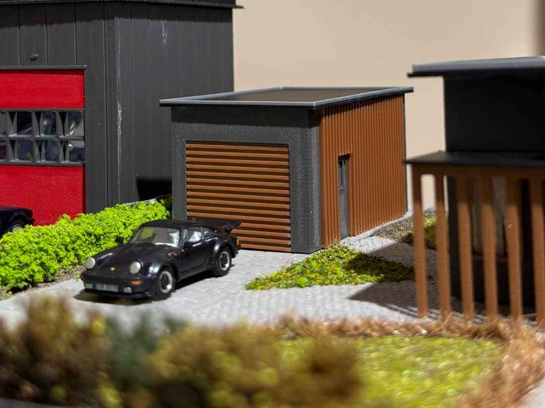 Modern garage h0 (1:87)