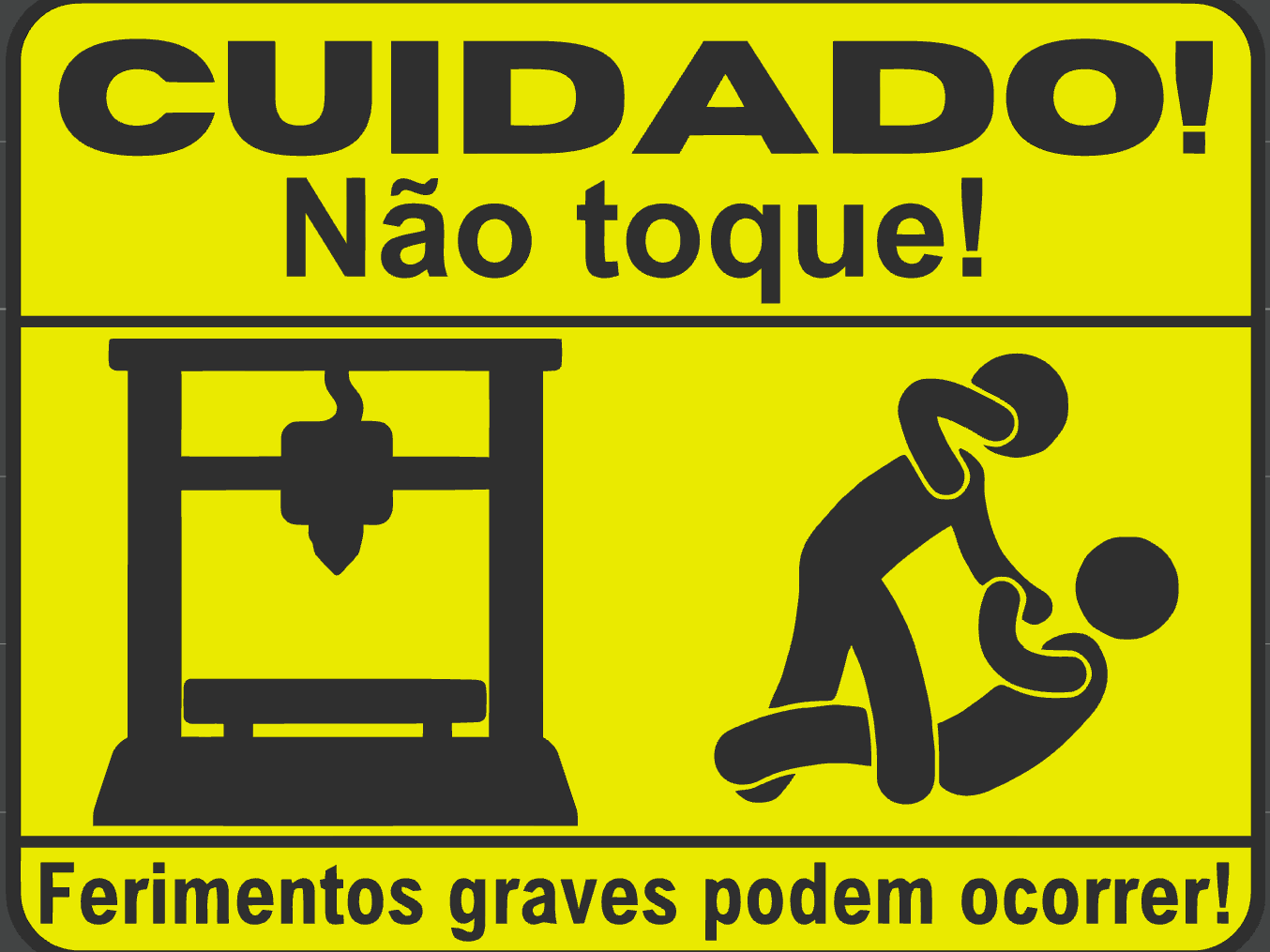 Não toque na minha impressora!