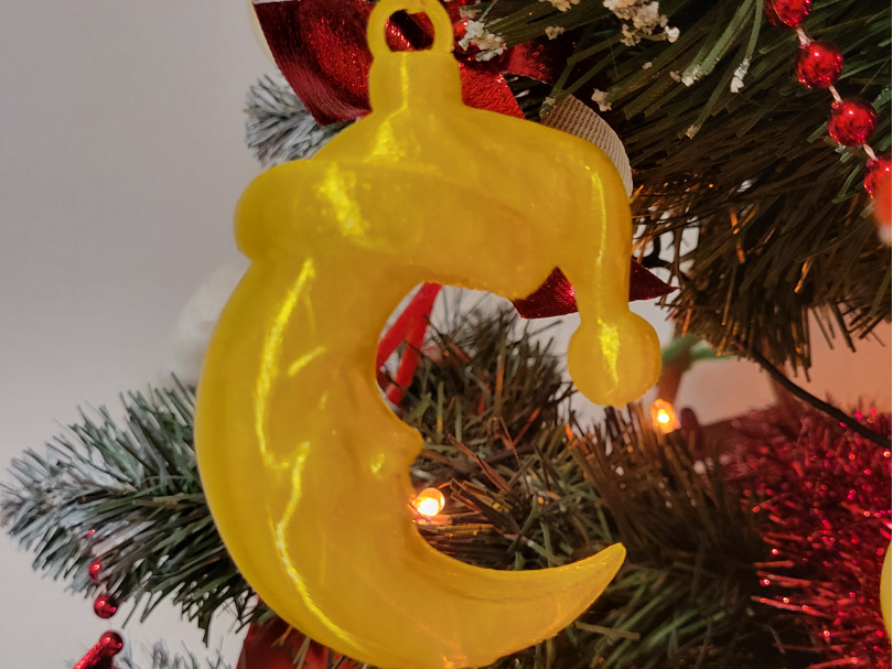 Cute moon Christmas decoration CrescentMoon