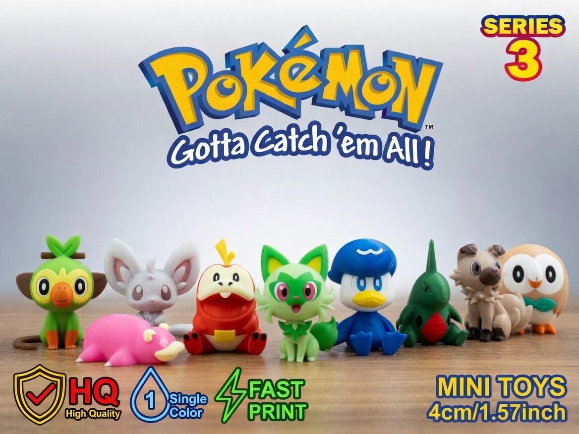 Mini Pokemon Series 3