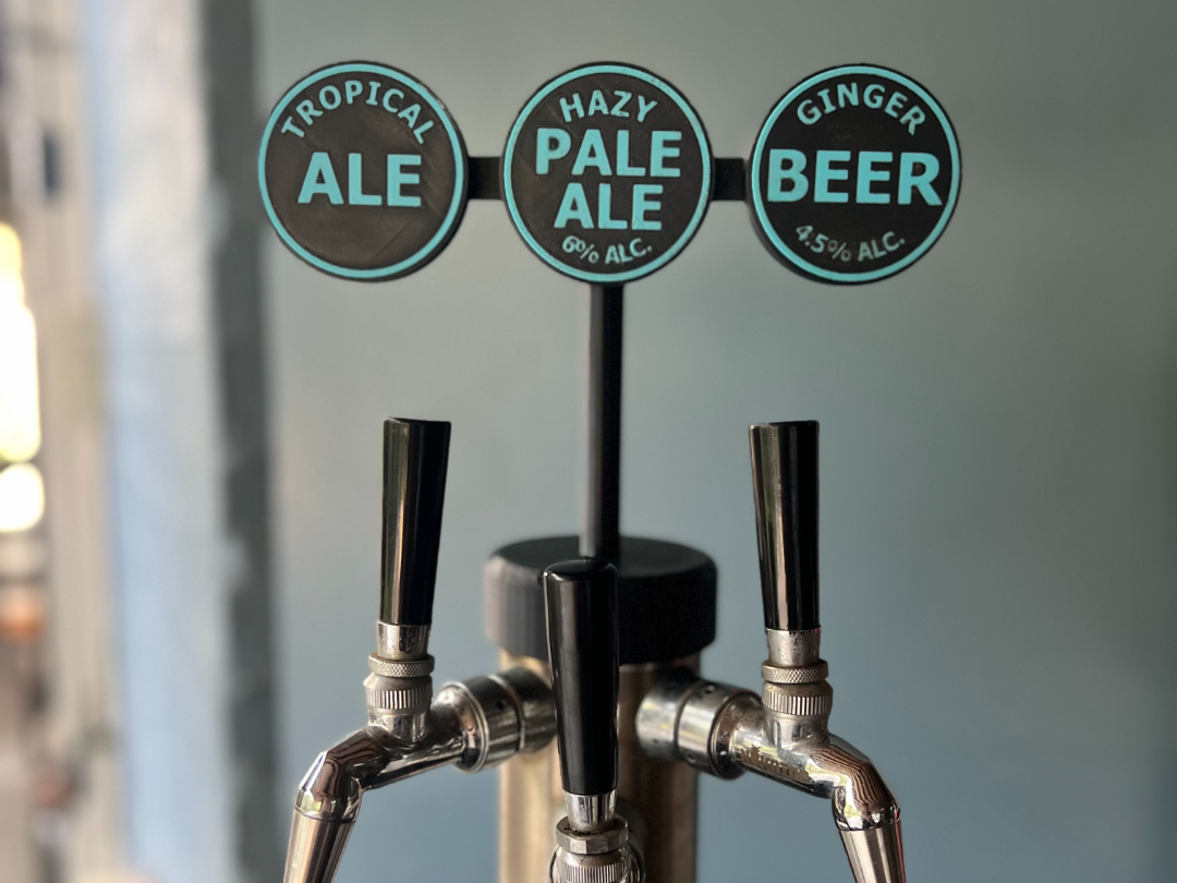 Kegerator Tap Labels