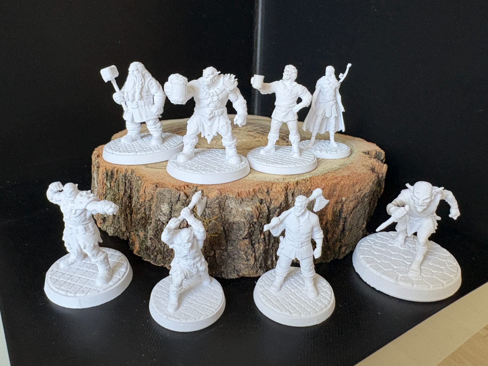 Fantasy Character Pack – 8 Miniatures