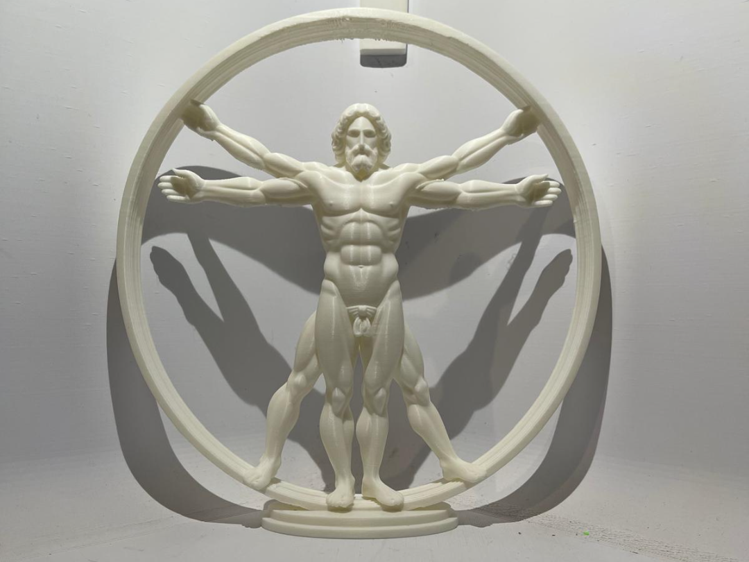 Uomo Vitruviano-Scultura