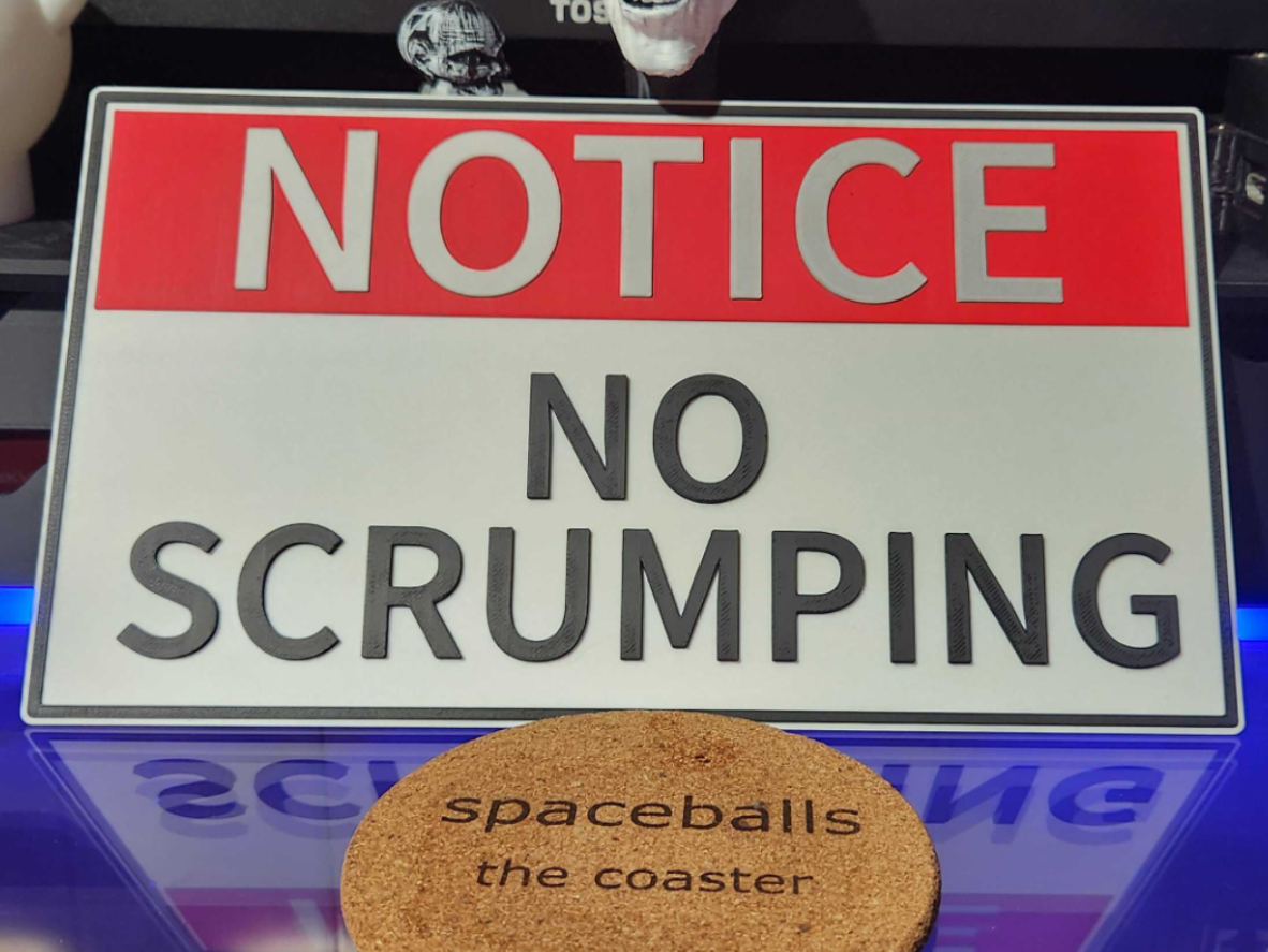No Scrumping, Regulation style, tribute