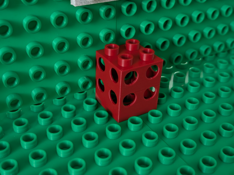 Duplo birck connector