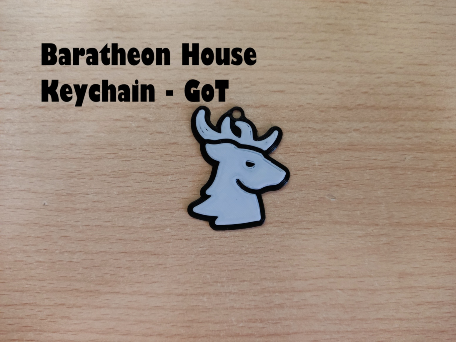Baratheon House Keychain – Game of Thrones