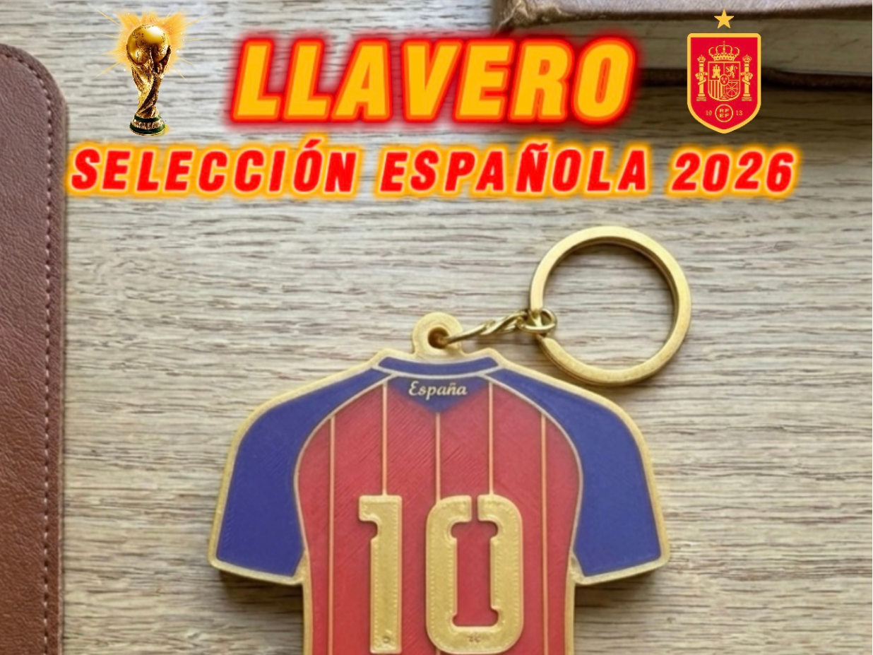 Llavero Equipación España Mundial 2026