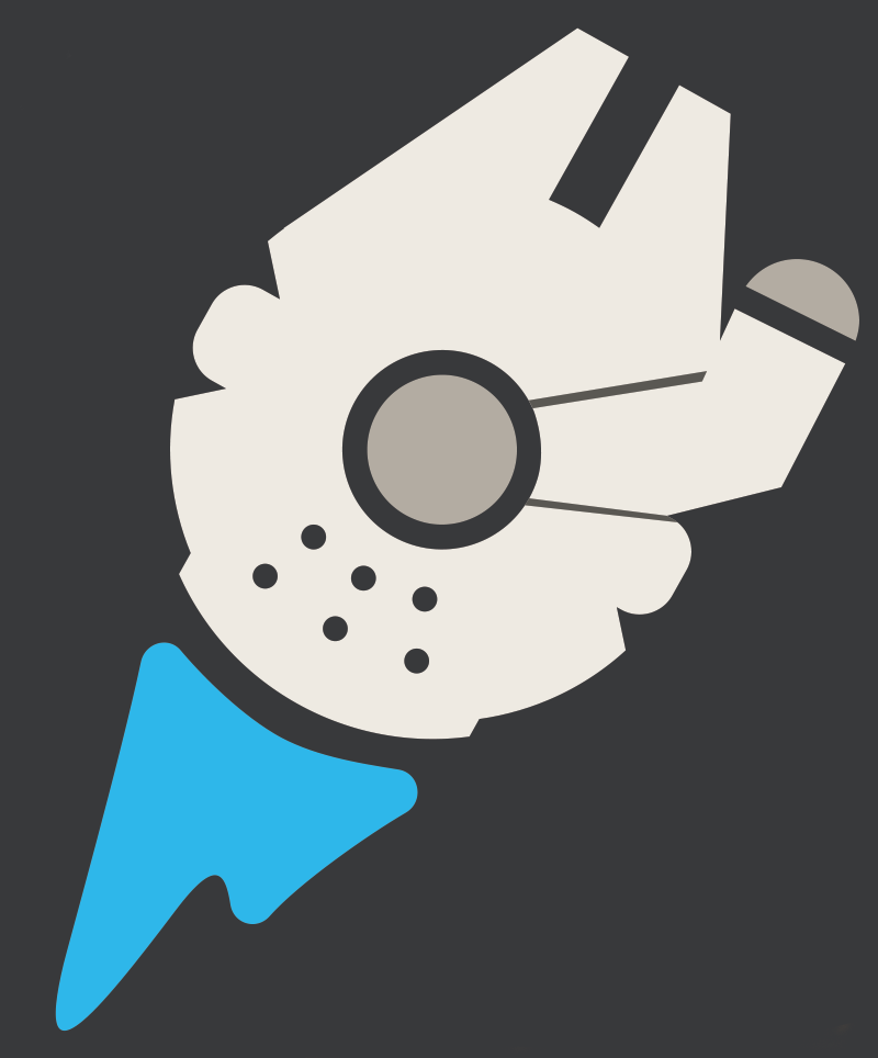 Millennium falcon - 4 colors (Planète Star Wars)