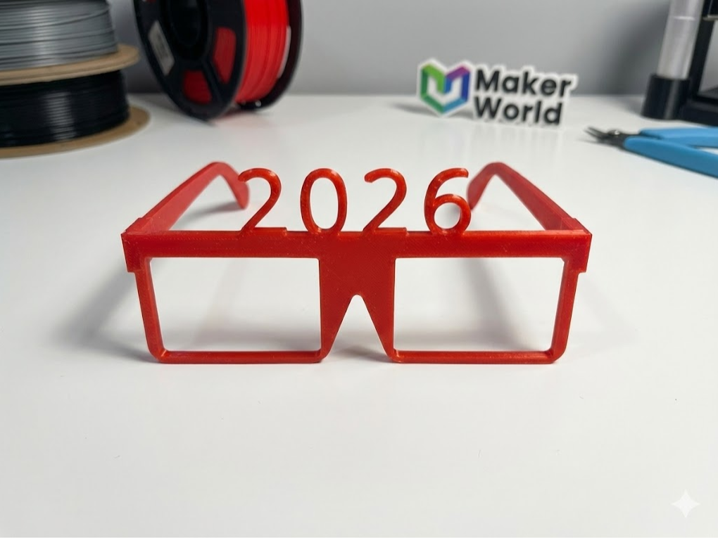 2026 Party Glasses - Classic Square Frames