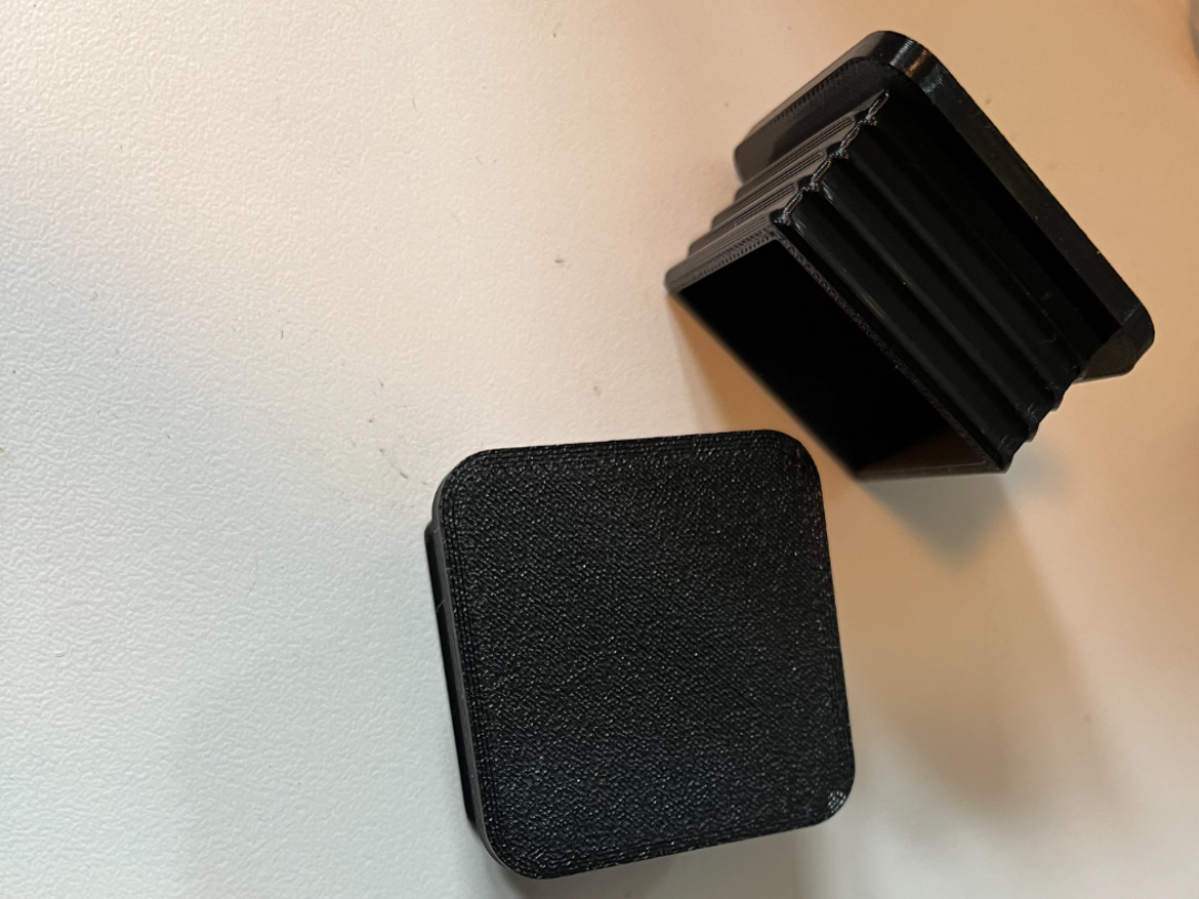 Embout de tube carré 40x40x3mm