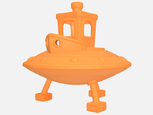BENCHY UFO – "UFB: Unidentified Flying Benchy"